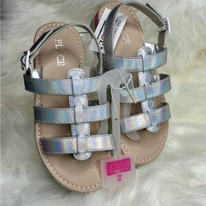 The Children's Place Silver Strappy Sandals